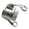 Coupler Cam&Groove BOOST type D 4" in stainless steel, with female thread BSPP 4"